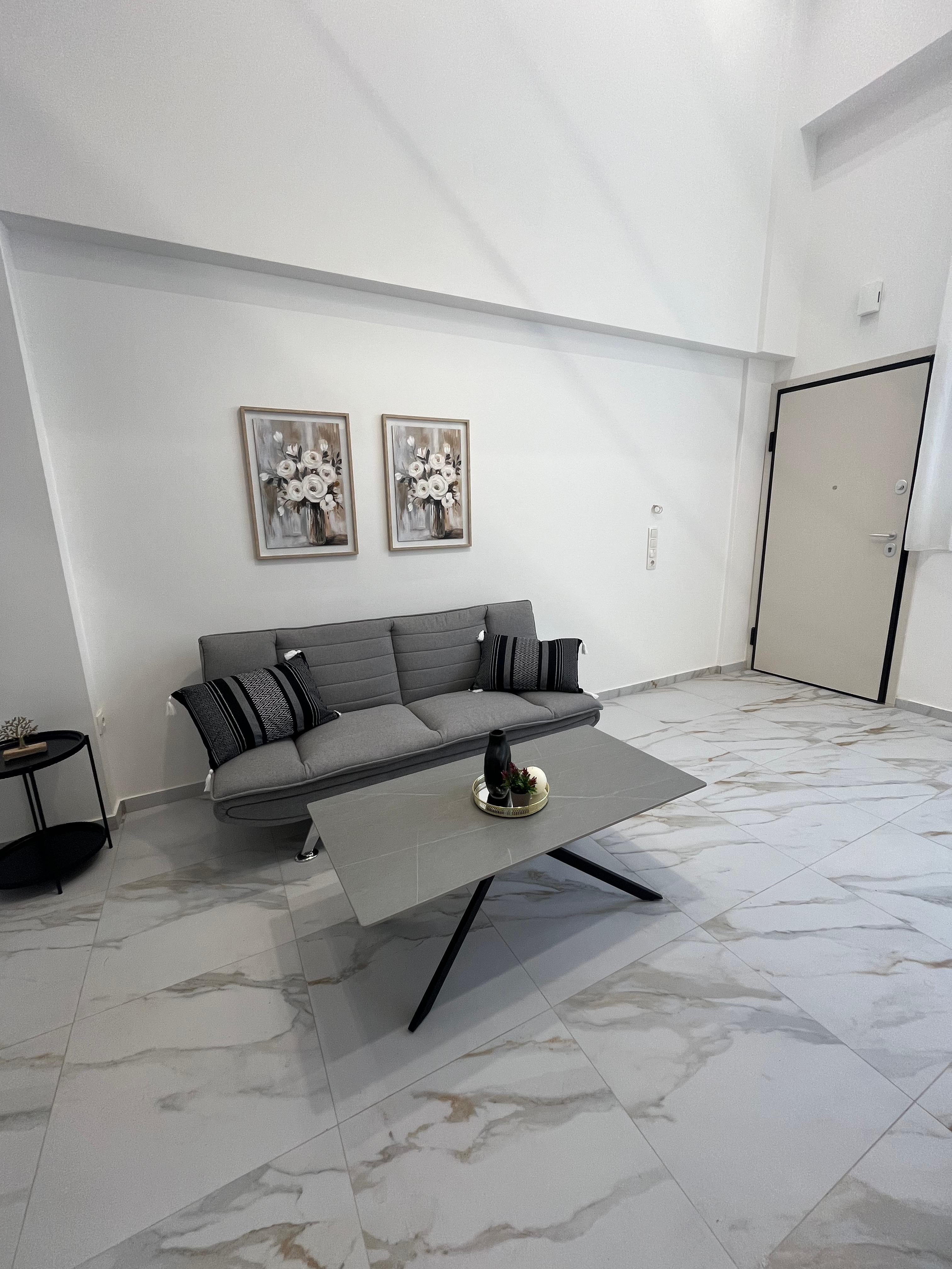 Νίκαια Loft — χώρος σαλονιού